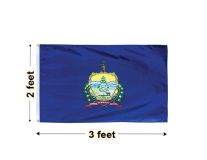 2'x3' Vermont Nylon Outdoor Flag